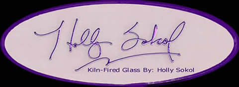 Holly Sokol, Kiln fired glass by Holly, glass jewelry, dichroic glass jewelry, art glass